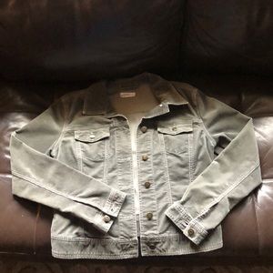 Women’s size small olive green corduroy jacket